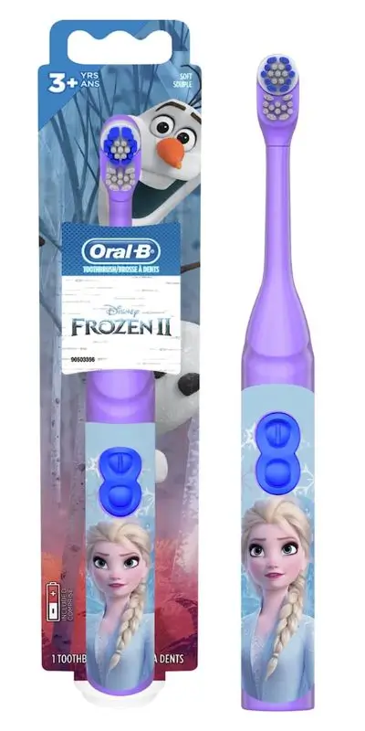 Oral-B Kids Battery Power Electric Toothbrush Featuring Disneys Frozen