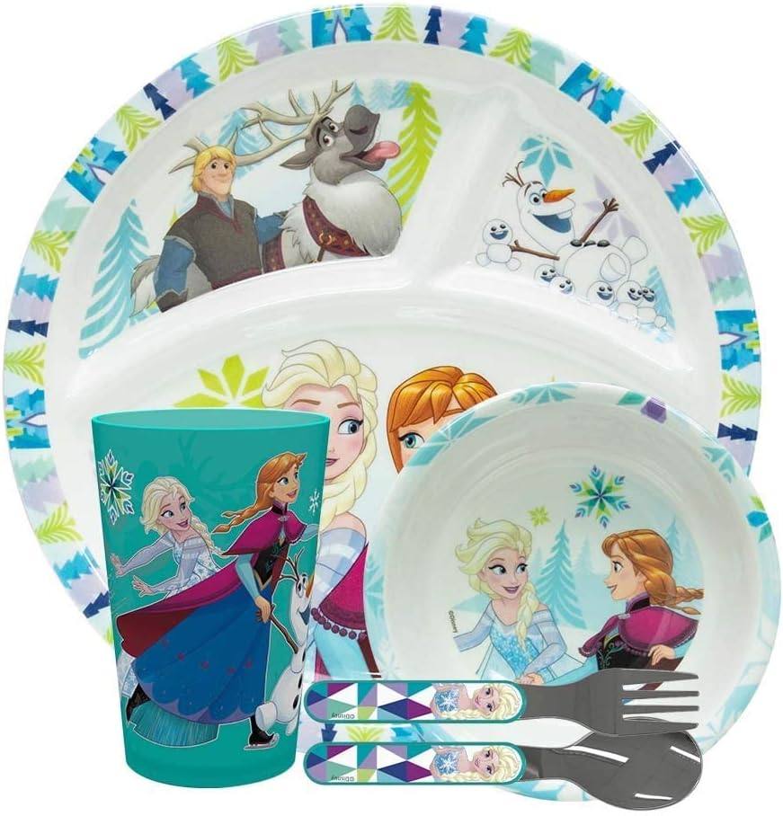 Zak Designs Disney Frozen Kids Dinnerware Set